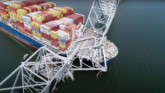 After the Indian crew's mayday signal, a dispatcher issued a warning over the radio, stating that a huge cargo ship had lost its steering capabilities and was moving toward the Francis Scott Key Bridge